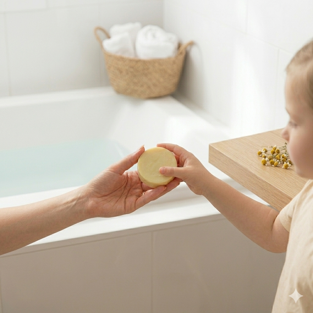 Chamomile Soothing Solid Body Butter Bar | For Sensitive & Extra Dry Skin
