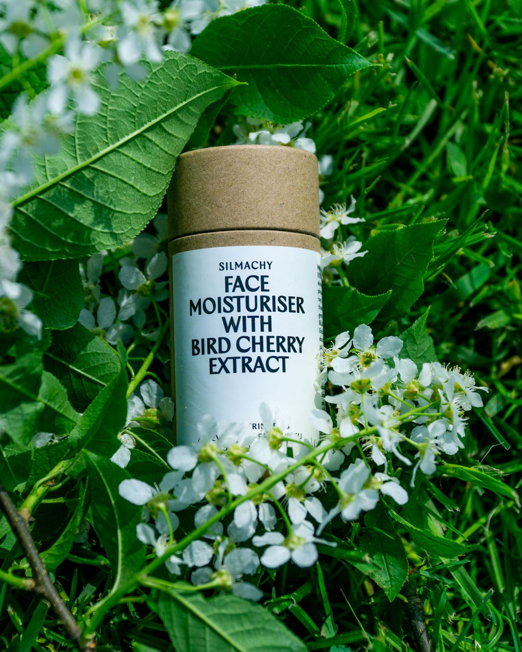Face moisturiser with Bird Cherry extract