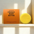 Orange & Vanilla Solid Body Butter Bar | Deeply Moisturizing & Waterless