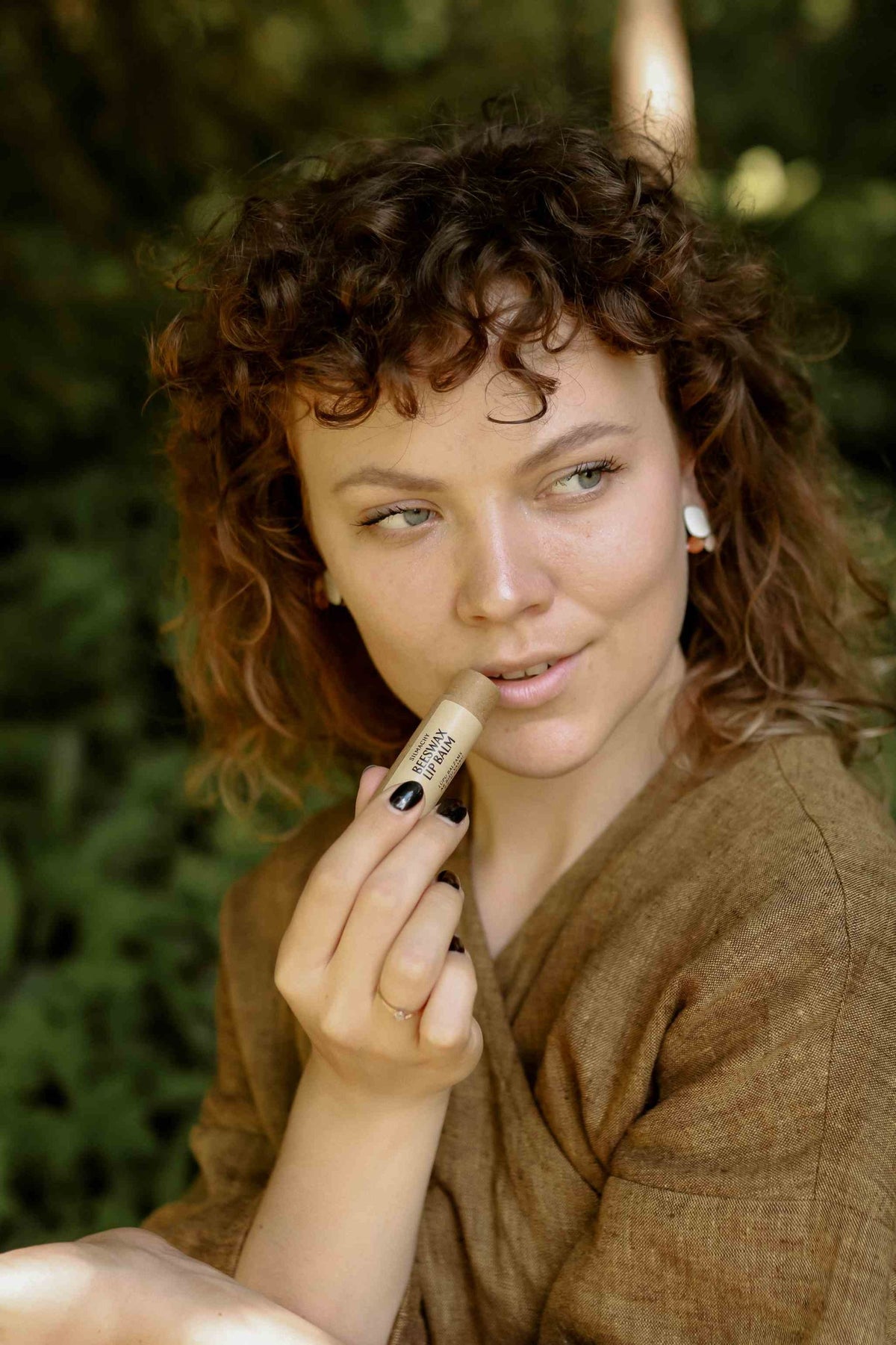 Lip balm in eco-cardboard packaging