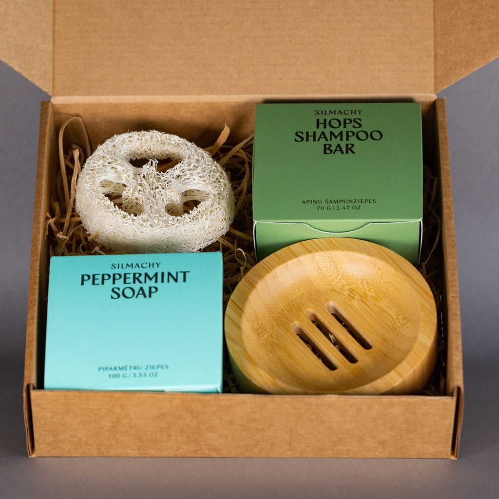 Bamboo soap dish